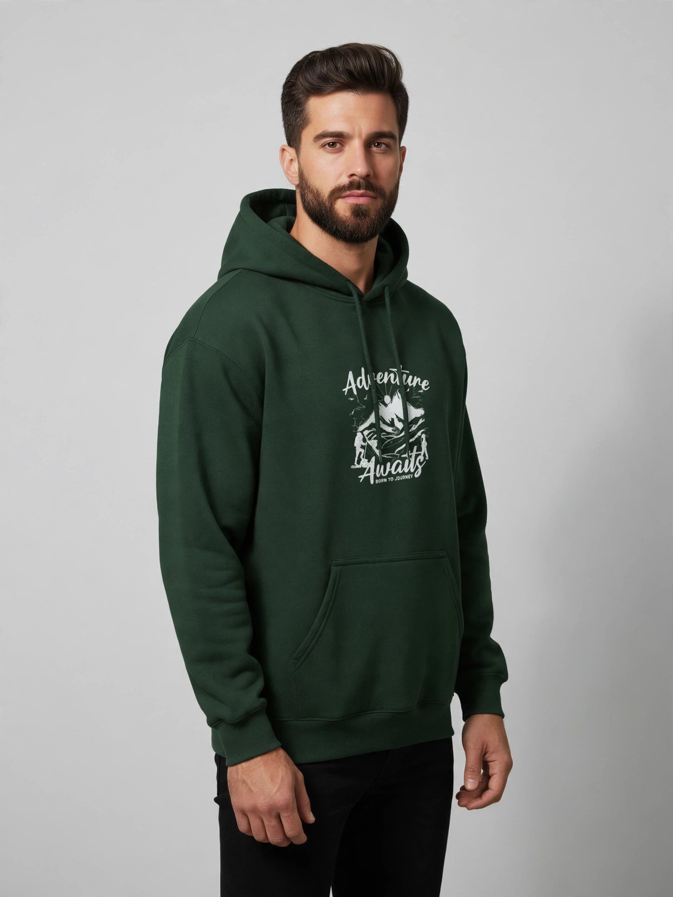 Adventure Awaits Hoodie – Premium Unisex Cotton Fleece