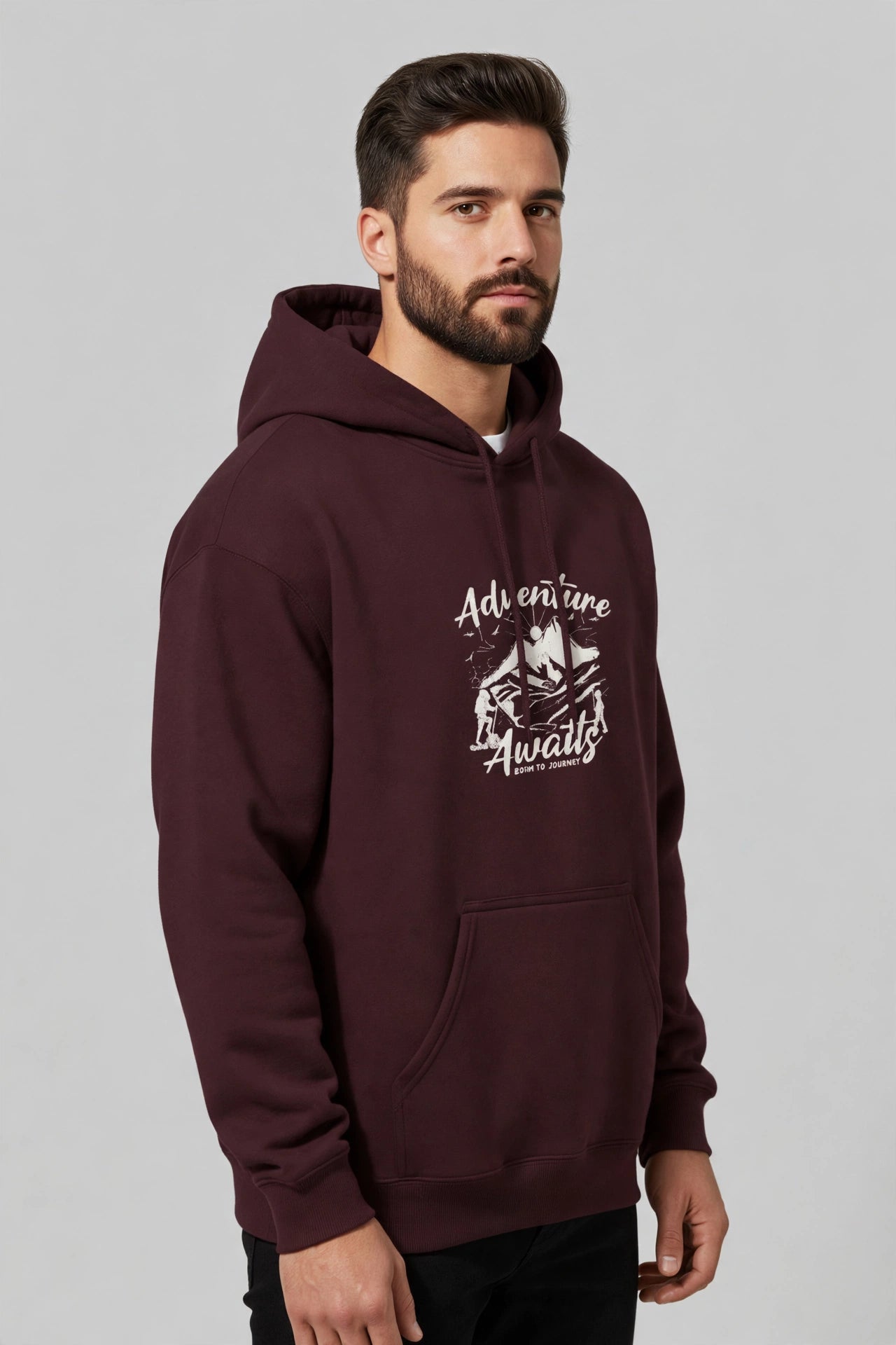 Adventure Awaits Hoodie – Premium Unisex Cotton Fleece