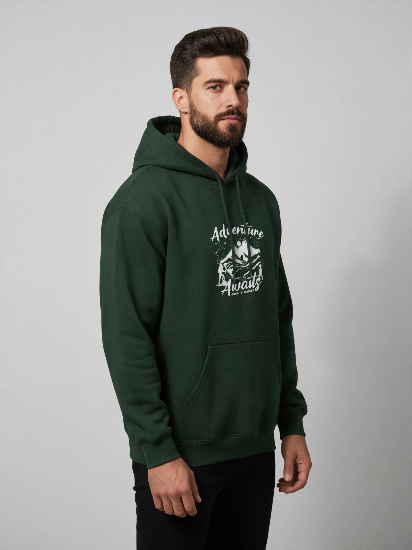 Adventure Awaits Hoodie – Premium Unisex Cotton Fleece