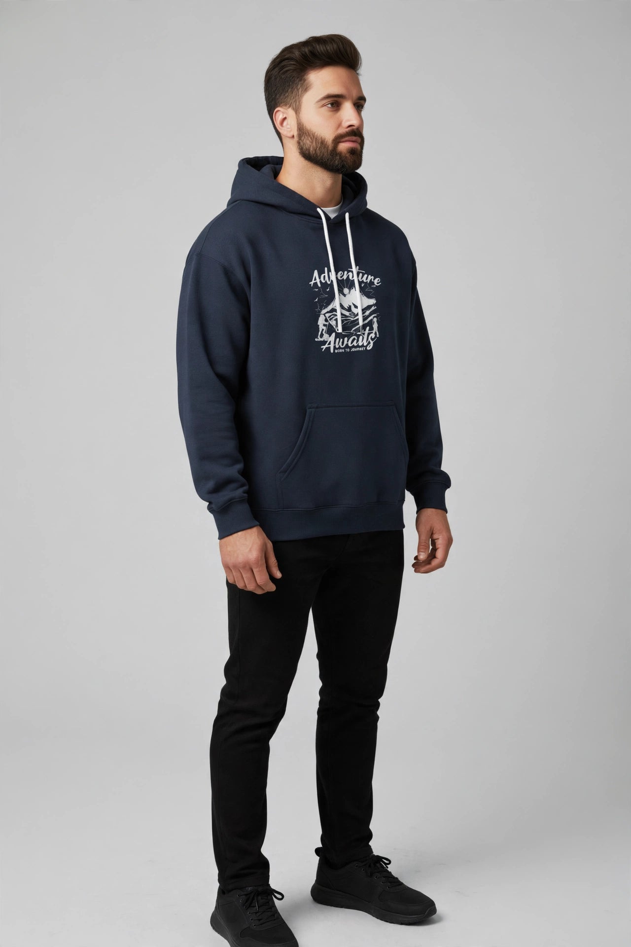 Adventure Awaits Hoodie – Premium Unisex Cotton Fleece