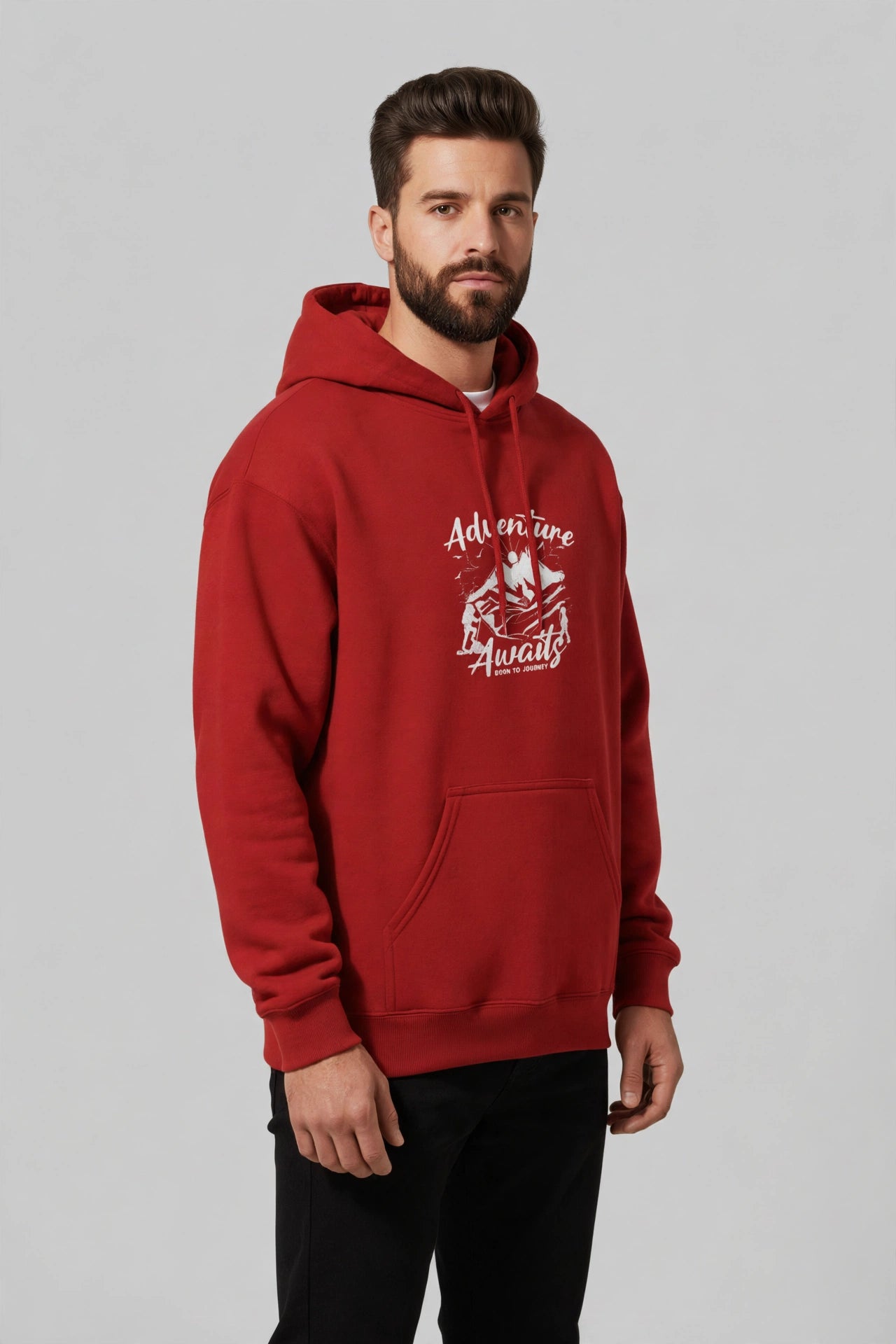 Adventure Awaits Hoodie – Premium Unisex Cotton Fleece