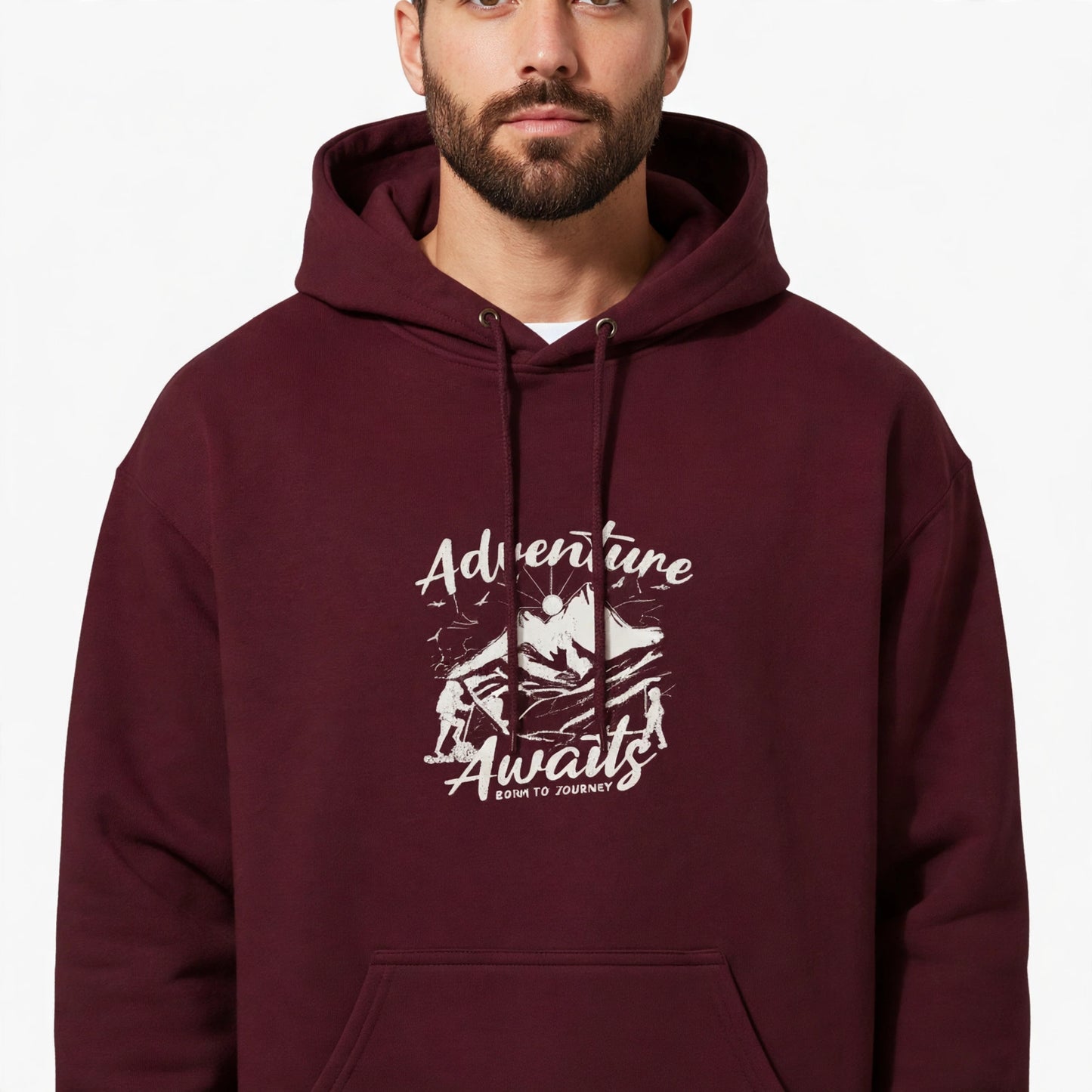 Adventure Awaits Hoodie – Premium Unisex Cotton Fleece