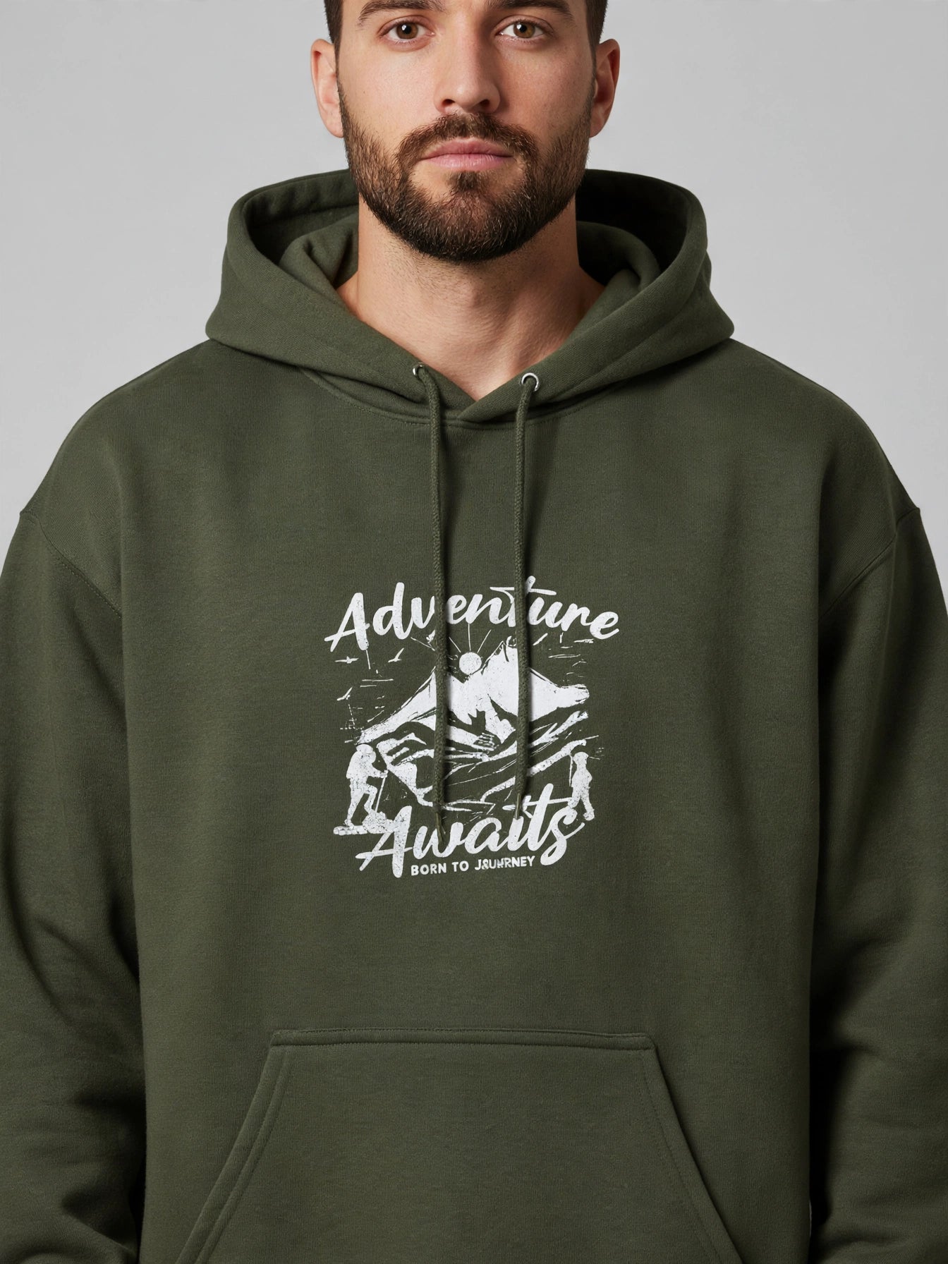 Adventure Awaits Hoodie – Premium Unisex Cotton Fleece