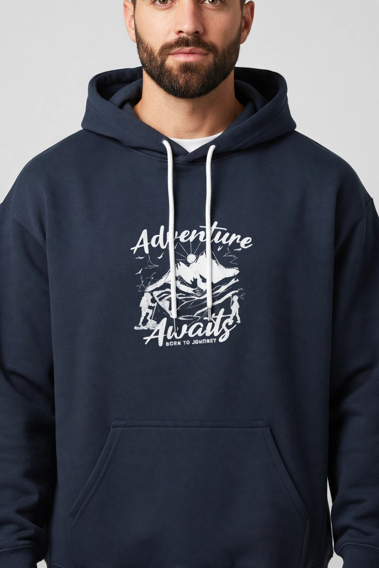 Adventure Awaits Hoodie – Premium Unisex Cotton Fleece