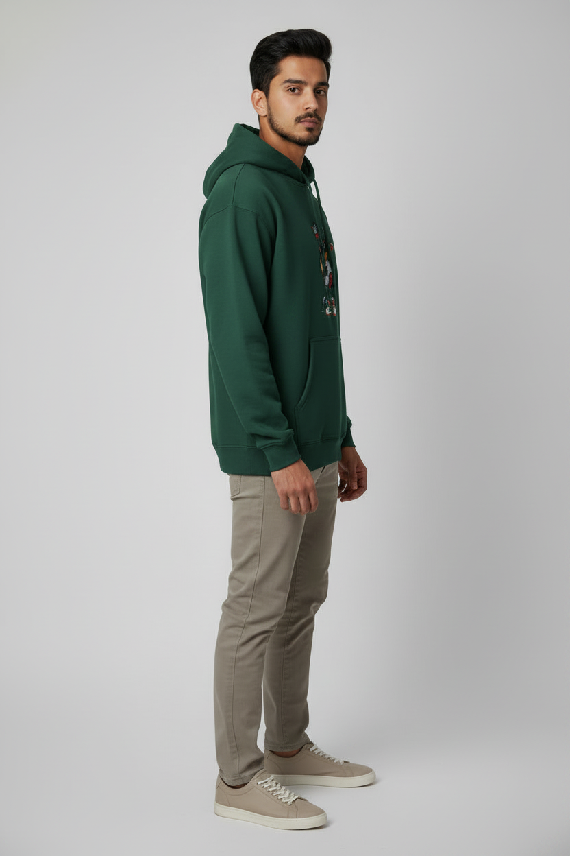 Right Side Bottle Green