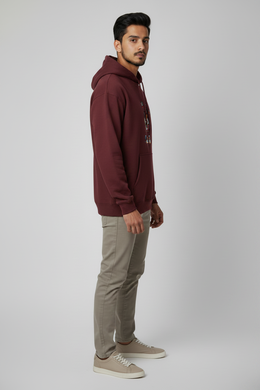 Right Side Maroon