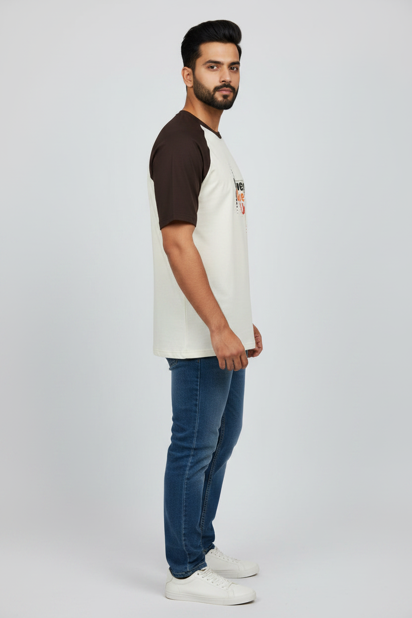 Right Side - Off-white/Brown