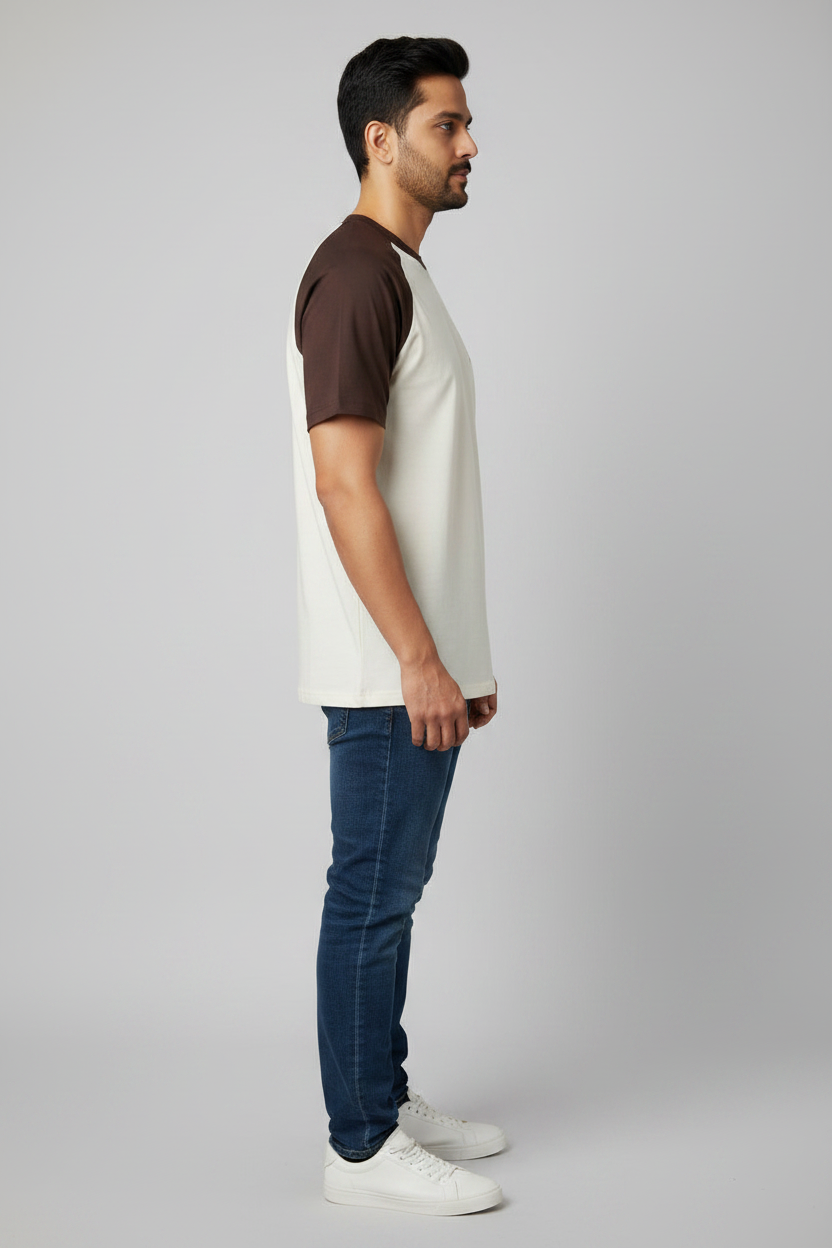 Right Side - Off-white/Brown