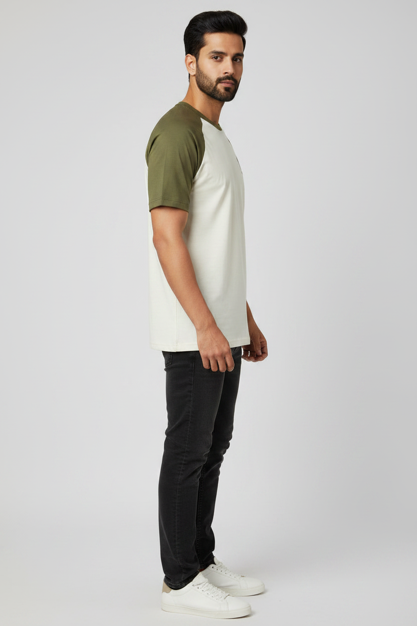 Right Side - Off-white/Olive