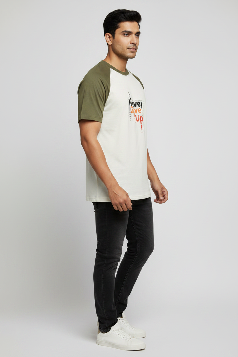 Right Side - Off-white/Olive
