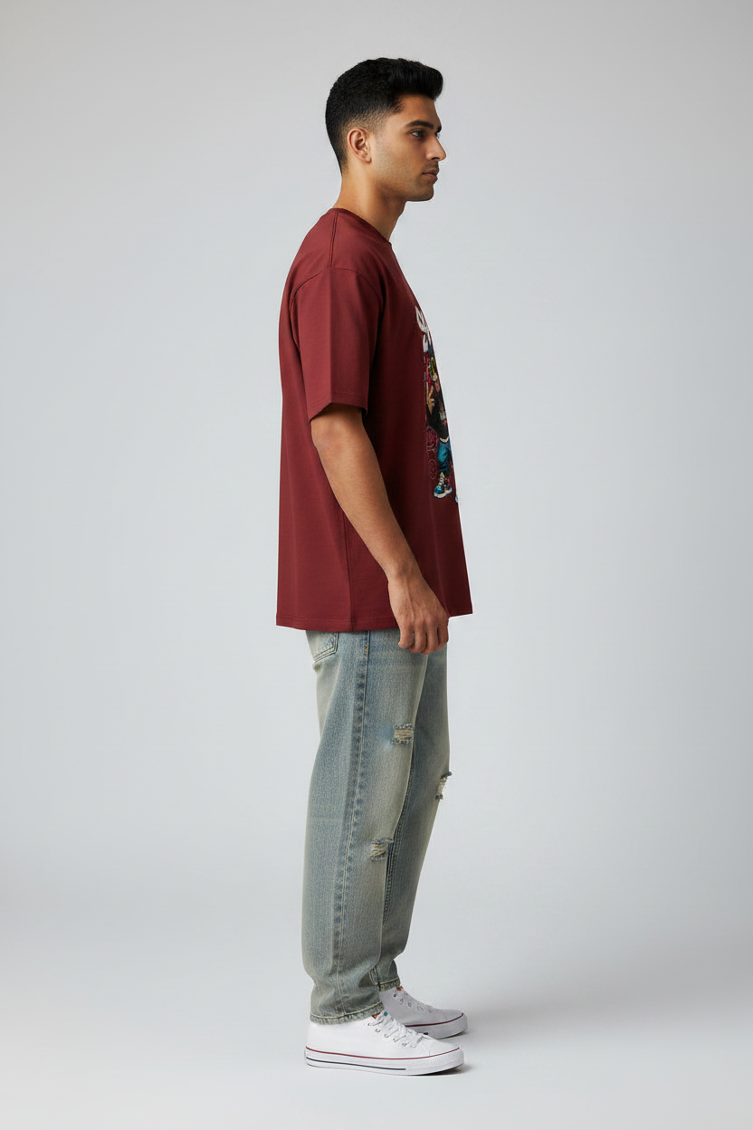 Right Side View – Brick Red