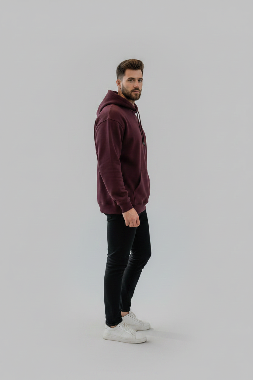 Right Side View Maroon