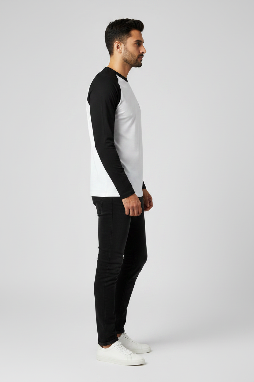 Right Side - White/Black
