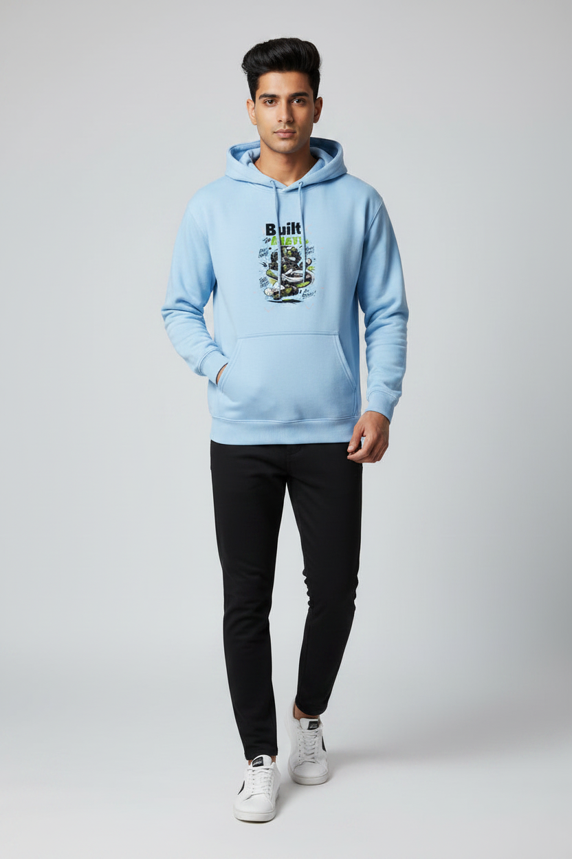 Walking Front Baby Blue
