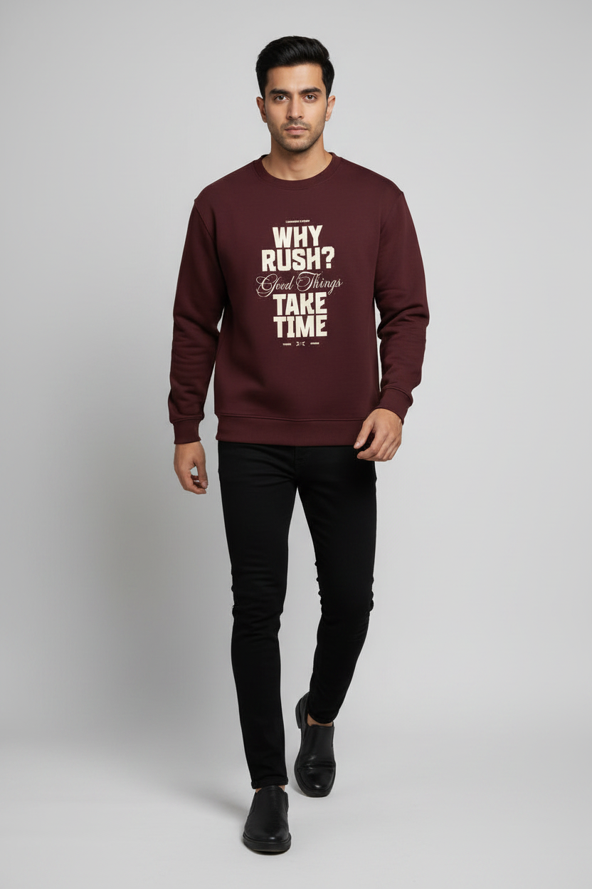 Walking Front Burgundy