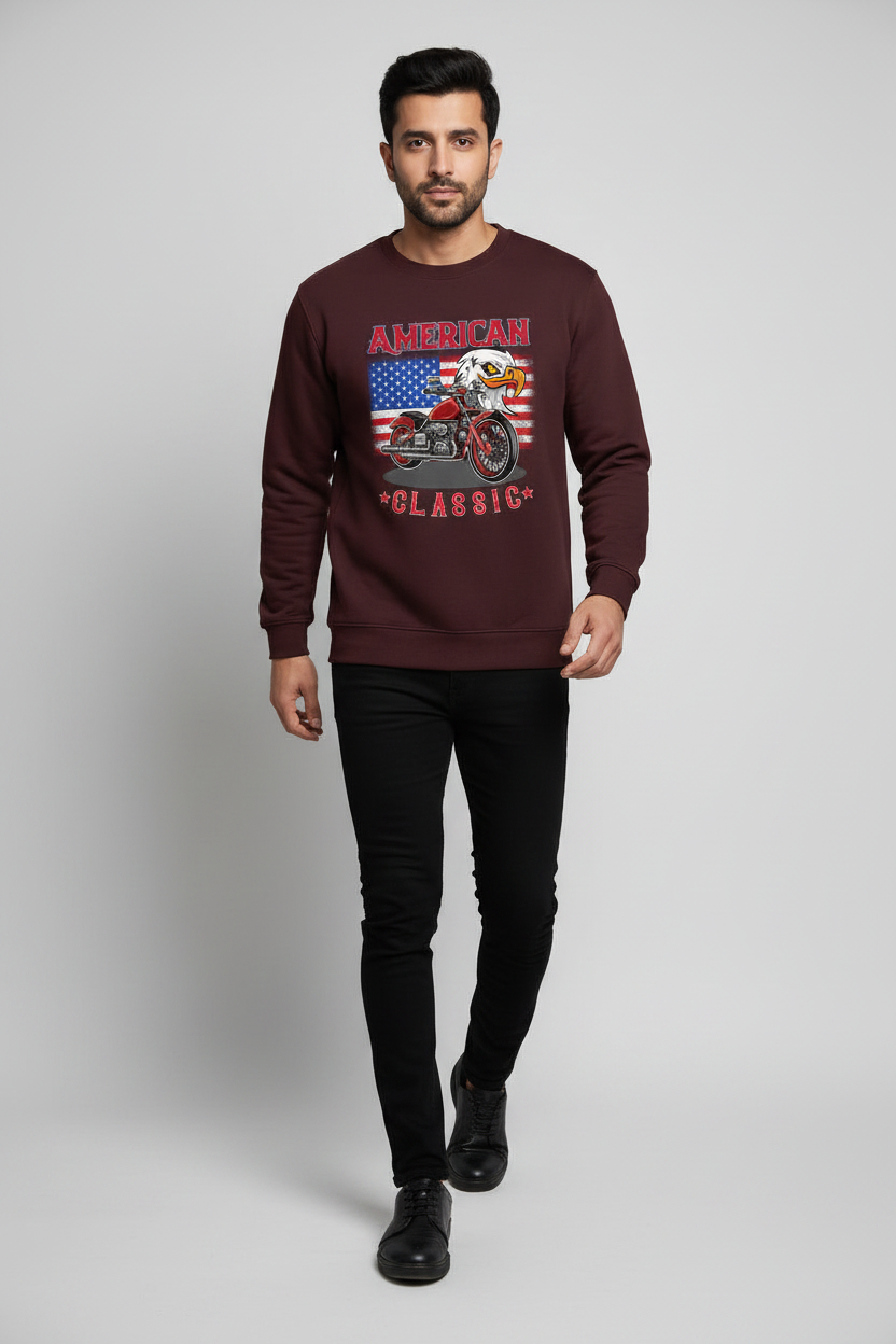 Walking Front Maroon
