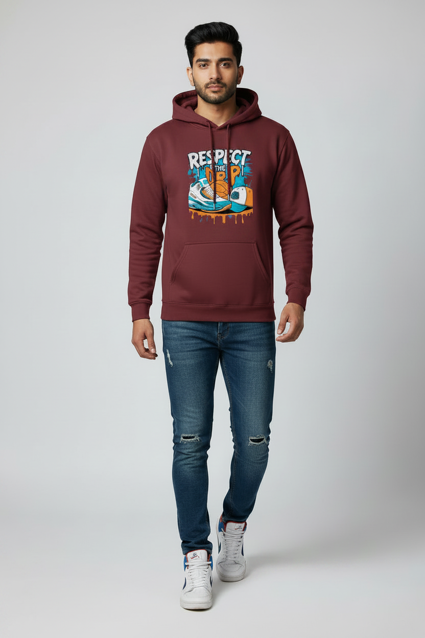 Walking Front Maroon