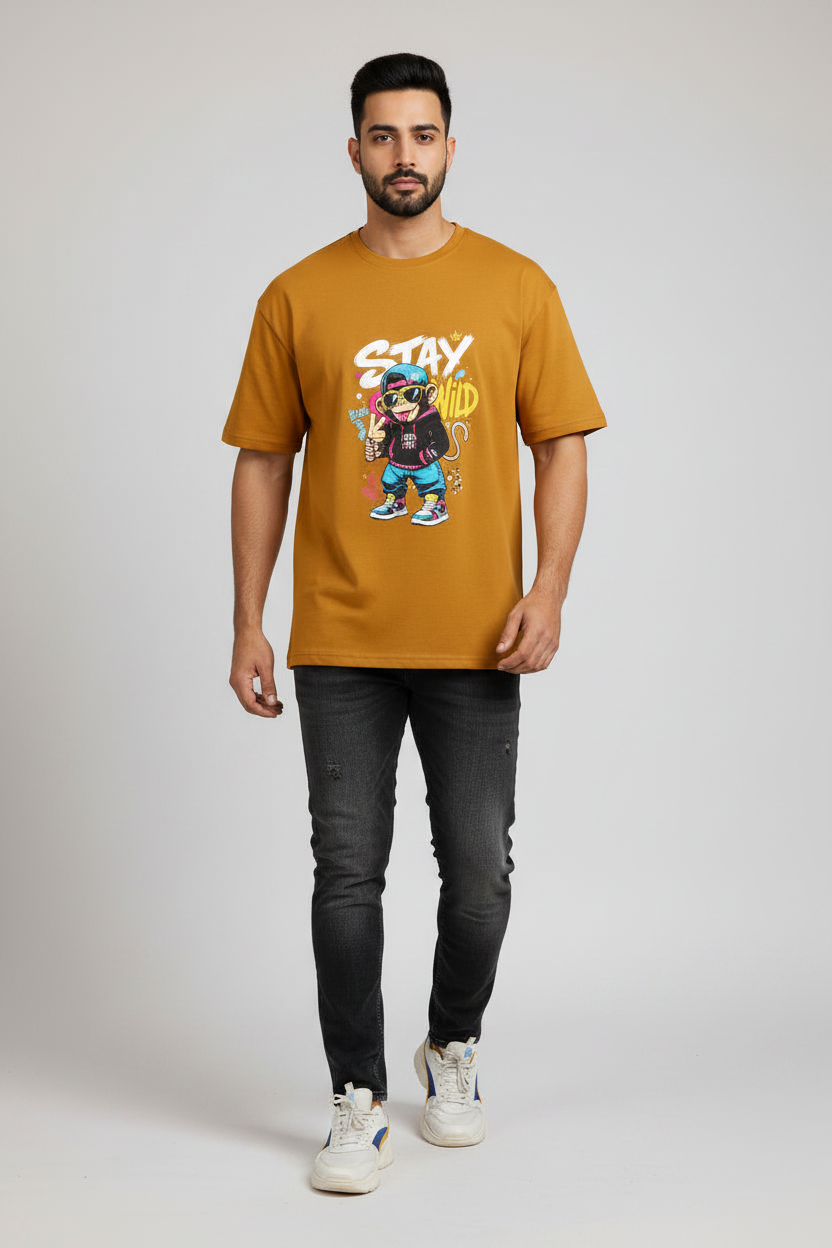 Walking Front – Mustard Yellow