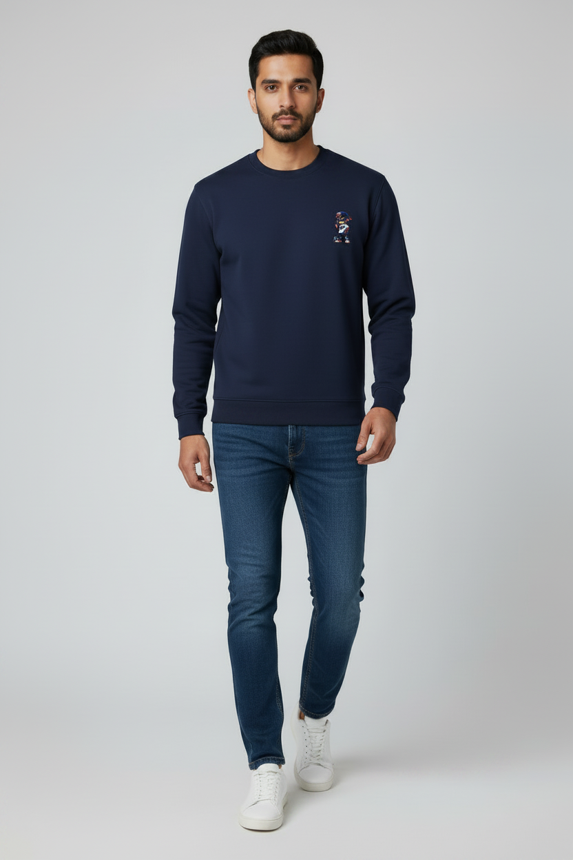 Walking Front Navy