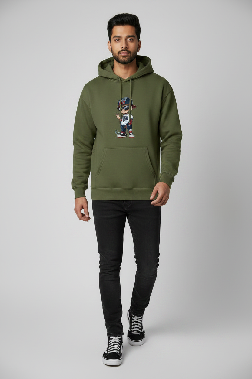 Walking Front Olive Green