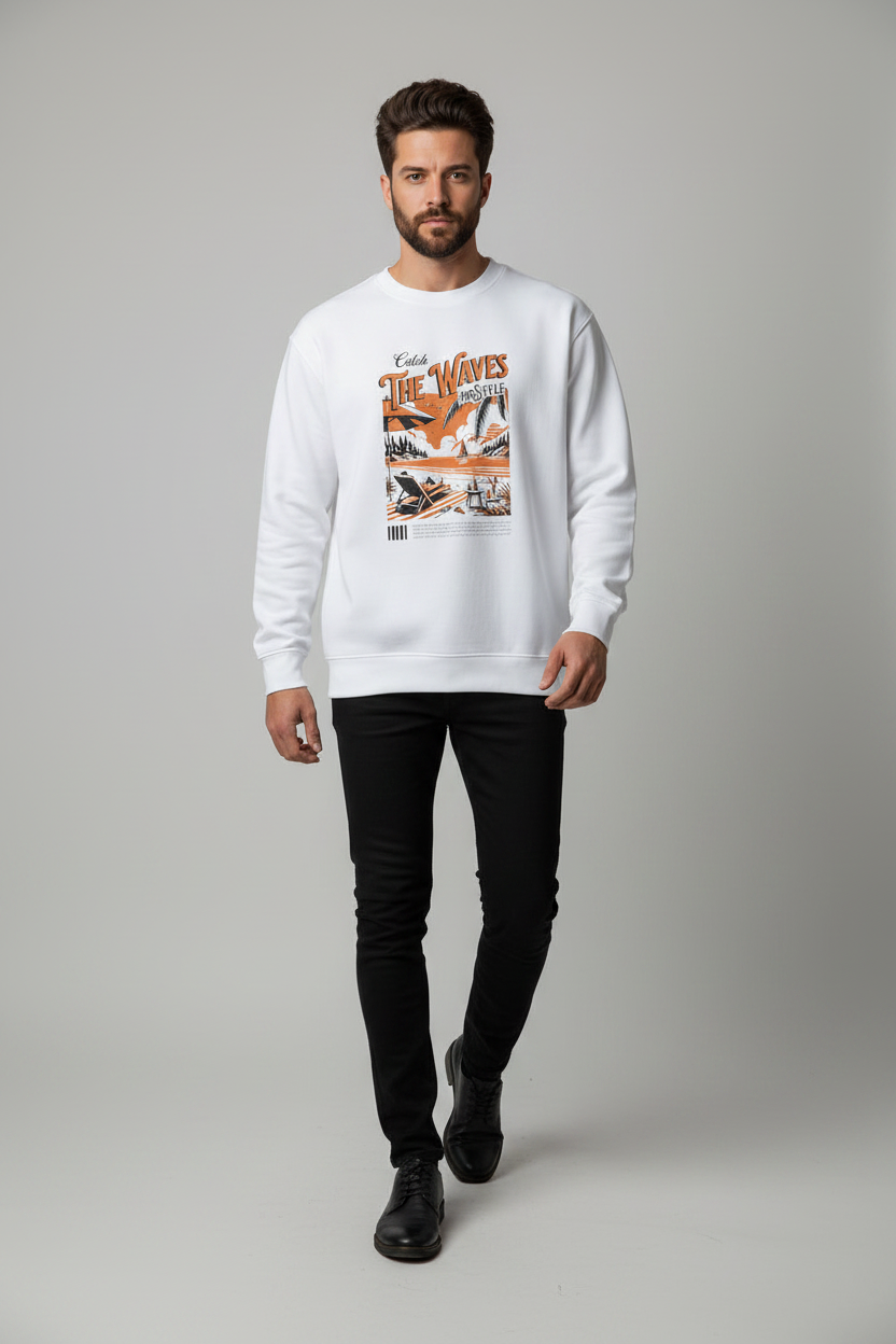 Walking Front White