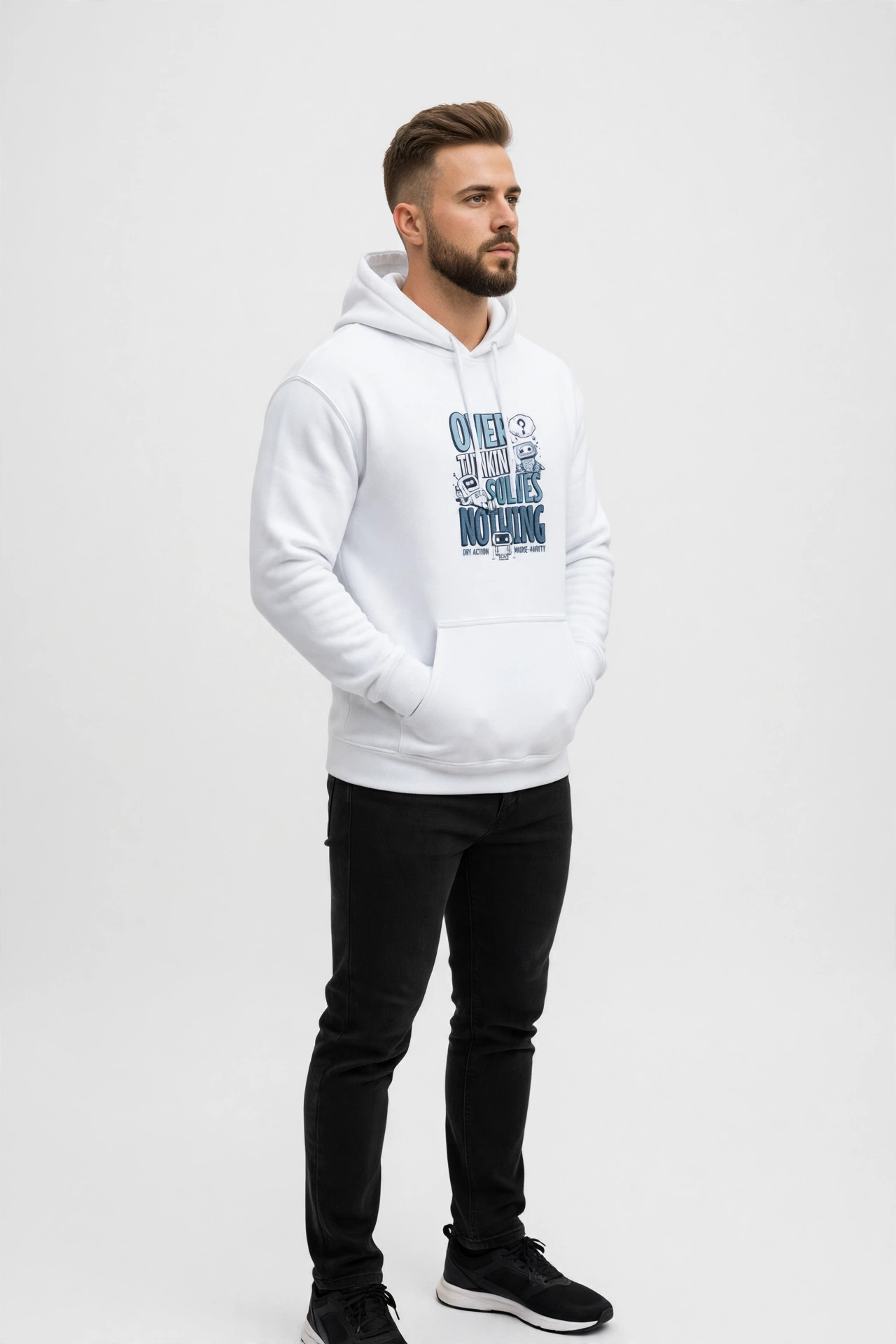 Over Thinking Solves Nothing Hoodies