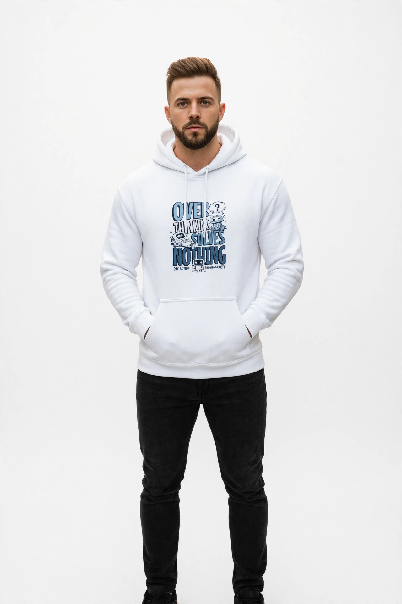 Over Thinking Solves Nothing Hoodies