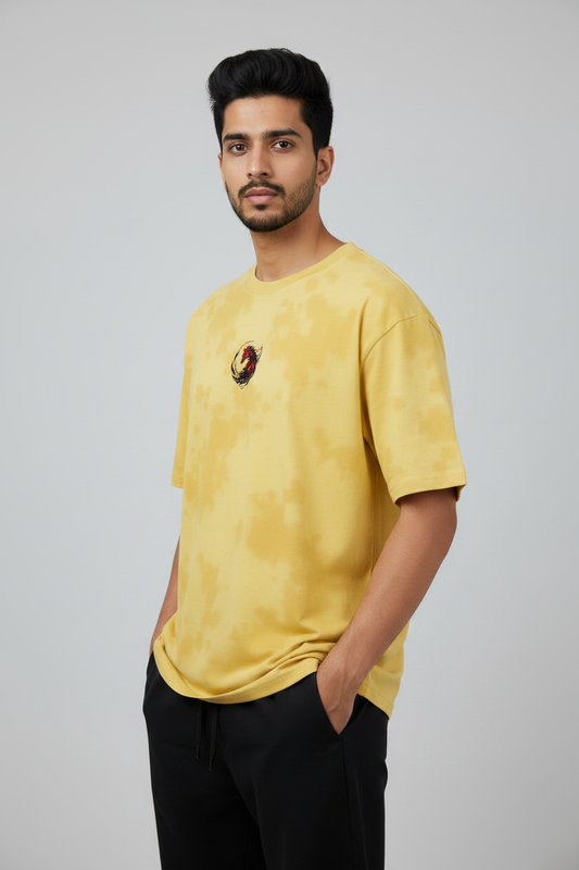Yellow TieDye 45° Left