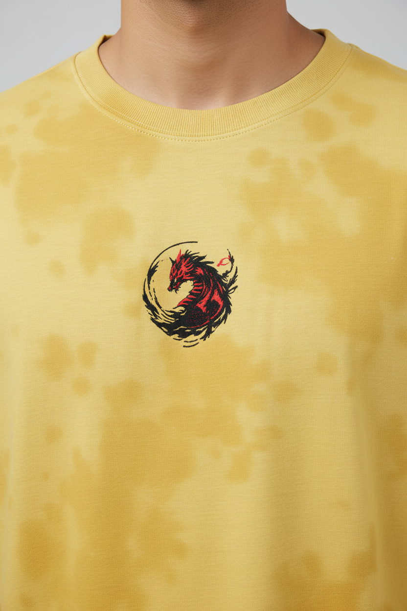 Yellow TieDye Close-up